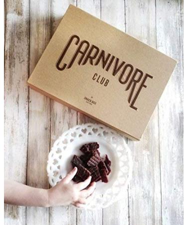 Carnivore Club Beef Jerky Box - Delicious Meat Snack Sampler Gift Basket - Buy Online on GoSupps.com