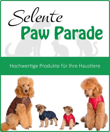 Selente Paw Parade Waterproof Dog Coat - Fleece Lined Rain Jacket for Small & Medium Dogs - Raspberry (Size 2) | Made in EU - Buy Online on GoSupps.com