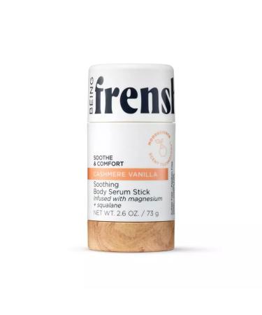 Being Frenshe Soothing & Hydrating Body Serum Stick with Magnesium Cashmere Vanilla - 2.6 oz | Nourishing & Moisturizing Body Serum | Soothes & Hydrates Dry Skin