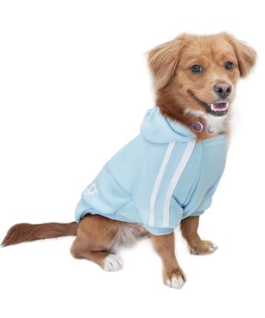 Eastlion Dog Sweater Puppy T-Shirt Warm Pullover Coat Pet Clothes Apparel Blue Size XL XL Light Blue