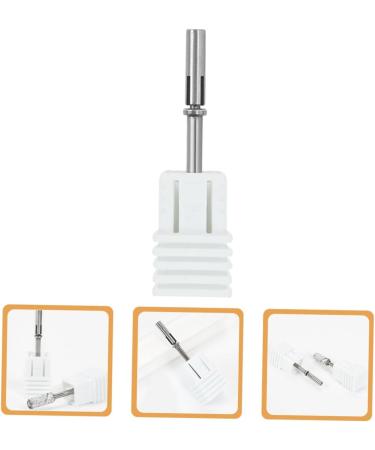 Healeved Nail Shank Stainless steel Bitstock replacement head polisher nail bits manicure sanding heads Nail flakes nail drill bits polishing head supplies manicure nail art tools portable - Buy Online on GoSupps.com