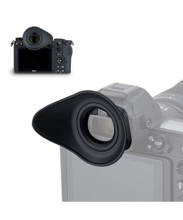 Camera Eyecup Eyepiece Viewfinder for Nikon Z7 II Z7 Z6 II Z6 Z5 Replaces Nikon DK-29 Eye Cup, Oval Shape TPU Rubber and 360 Rotatable Design For Nikon Z7/Z6/Z5