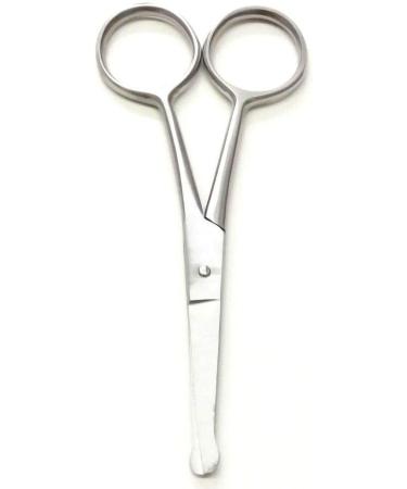 H2Gear Pet Dog Grooming Probe Safety Scissors Blunt End Ball Nose 4 INCH Face Ear Nose Moustache Stainless Steel (4.5") - Buy Online on GoSupps.com