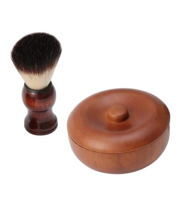 Frcolor beard brush shaving brush set for men shaving foam set beard shaving brushes roof hair razor brush shaving foam shell shaving brushes made of nylon shaving care man shaver bamboo