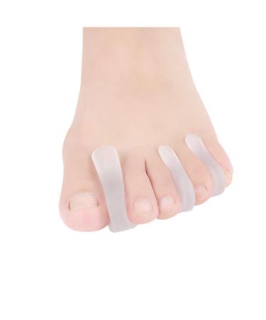 Toe Spreader for Hallux Valgus | Silicone Toe Separator & Bunions Relief | 8 Pack Overlapping Toe Spacer - Buy Online on GoSupps.com