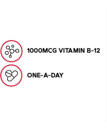 GNC Vitamin B-12 1000mcg Caplets - 90 Count | Energy Production Support - Buy Online on GoSupps.com