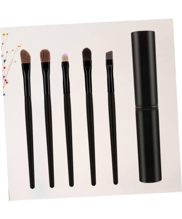 Healeved 5pcs Eyeshadow Brush with Case Eyeshadow Brush Kit Liner Brush for Eyes Blackriflecoffee - Buy Online on GoSupps.com