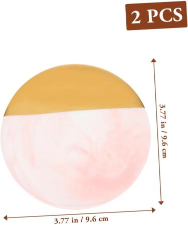  STOBOK STOBOK Makeup Palette Marble Palette with Gold Trim Jewelry Storage Tray Nail Art Holder Plate - Buy Online on GoSupps.com