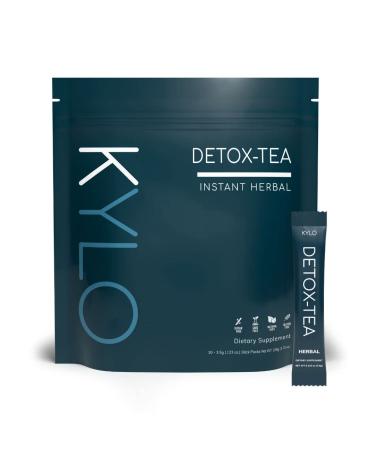 KYLO Instant Herbal Detox Tea - Support for Weight Management (30 Single-Serve Sticks) | Sugar Free GMO Free Gluten Free | Gentle Colon Cleanse with All-Natural Herbs & Plants Herbal (30 Count)