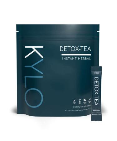 KYLO Instant Herbal Detox Tea - Support for Weight Management (30 Single-Serve Sticks) | Sugar Free GMO Free Gluten Free | Gentle Colon Cleanse with All-Natural Herbs & Plants Herbal (30 Count)