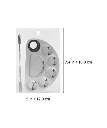 Beaupretty 3 Nail Art Palette Halter - Best Stainless Steel Makeup Mixing Tool for Nail Art & Cosmetic Care - Buy Online on GoSupps.com