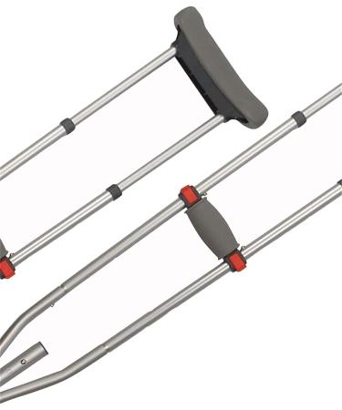 Crutches for Adults Underarm Lightweight Aluminum Adjustable Folding Armpit Crutches Crutches for Disabled Elderly Great for Travel or Work Selfless dedication - Buy Online on GoSupps.com