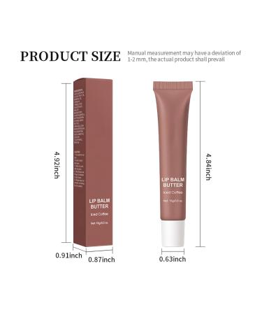 Qifylmaf 4 Flavors Lip Glossy Butter Balm Lip Tint Hydrating Lip Gloss Ultra-Hydrating & Nourishing Lip Care with Natural Ingredients (02# Mint) - Buy Online on GoSupps.com