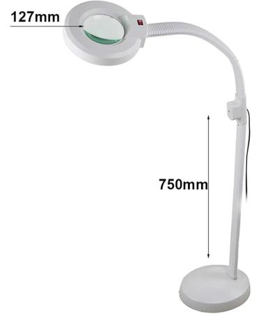 Portable ES Magnifier with LED Lights Floor-Standing 360 Table Adjustable Light lamp Rotation Super High Clarity Lightweight Easy to Control 8X Macular Degeneration Reading L Full of Stars - Buy Online on GoSupps.com