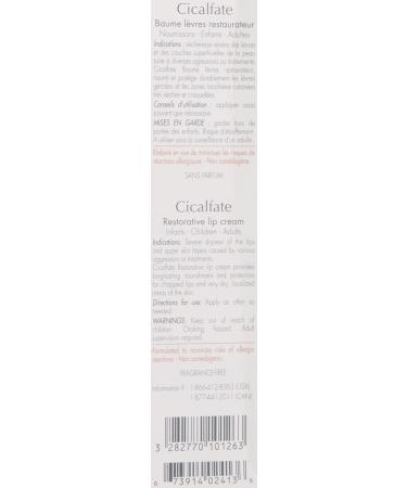 Eau Thermale Avene Cicalfate Restorative Lip Cream 0.3 oz - Long Lasting Moisture for Dry, Cracked Lips - Buy Online on GoSupps.com