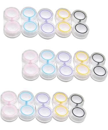 Travel Contact Lens Organizer Set - 45 STK Colored Lens Containers Soaking Mini Holders & Storage for Easy Travel - Buy Online on GoSupps.com