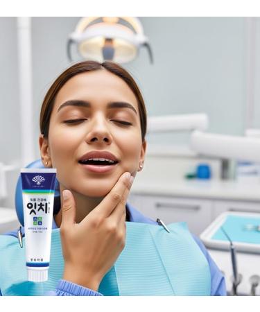 Itchi Paste Herbal Gum Care Toothpaste Fluoride-Free Formula with Myrrh Chamomile Ratanya 120g x 3 Boxes Made in Korea - Buy Online on GoSupps.com