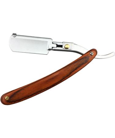 Fomiyes Portable Razor - Manual Straight Blade Shaver for Men | Metal & Bamboo Beard Grooming Tool - Buy Online on GoSupps.com