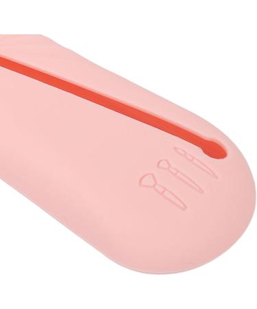 Travel Makeup Brush Holder Compact and Dustproof Silicone Makeup Brush Holder Ergonomic and Durable Large Capacity for Home (Pink) - Buy Online on GoSupps.com