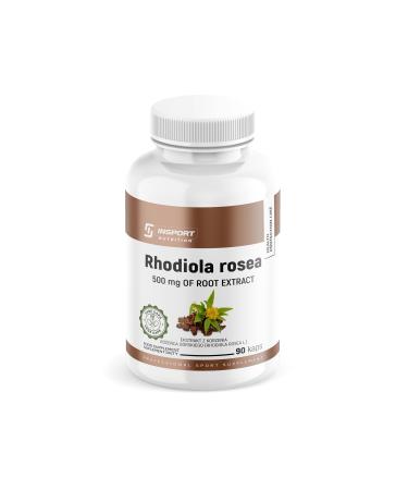 INSPORT Nutrition - Rhodiola Rosea - Health Protection Line - Extract 500mg per capsule - Memory - Concentration - Vegan - 90 capsules