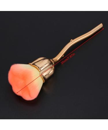 BLASHRD 3X Nail Dust Brush Brush Nail Art Cleaning Brush Blush Powder Brush(Gold) - Buy Online on GoSupps.com
