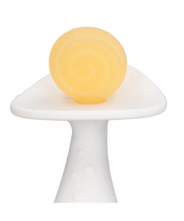 Silicone Baby Teether Stick for 6-12 Months | Yellow White Teething Toy for Newborns - Buy Online on GoSupps.com