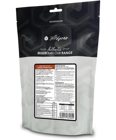 Luxury Belgian Style Waffle Mix - 1kg Bag - Waffle Mixture for Belgian Waffles - Buy Online on GoSupps.com