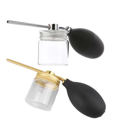 harayaa Powder Spray Bottle Hairdressing Tools for Thinning Hair Multifunctional Easy to Use Resuable Hair Spray Pump Compact Size
