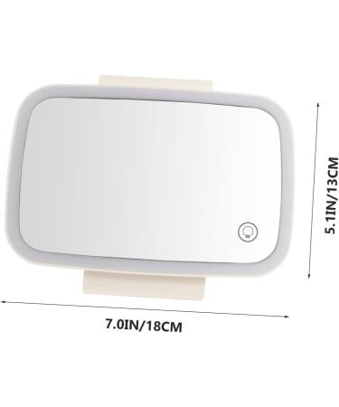 Healeved 1pc Car Vanity Mirror Clip-on Mirror Sun Visor Mirror Car Visor Mirror Vanity Mirror for Car Mirror for Sun Visor Car Makeup Mirror Car Sun Shield Makeup Mirror LED Makeup Mirror - Buy Online on GoSupps.com