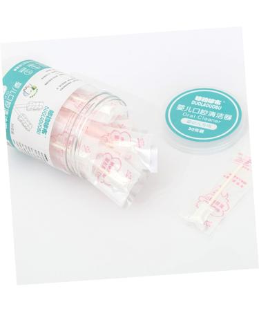 Soesfoufu 30th Baby Tongue Brush - Newborn Oral Cleaning Sponge Toothbrush | Disposable Baby Tongue Cleaner for Gentle Mouth Care - Buy Online on GoSupps.com