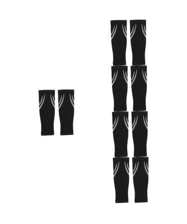 Mobestech 5 Pairs Calf Compression Leg Sleeves Mens Compression Socks Jump Rope Sports Calf Protectors Compression Socks for Men Leg Sleeves for Men Basketball Calf Sleeves for Men Football