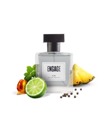 Engage Yin Perfume for Men Long Lasting Smell Spicy and Woody Fragrance Scent Gift for Men 100ml - Buy Online on GoSupps.com