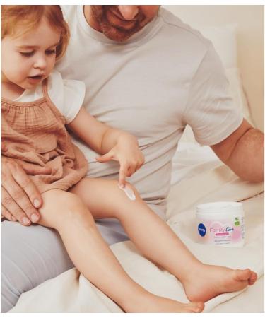 NIVEA Family Care Light Moisturising Cream for Body Face and Hands 450 ml - Buy Online on GoSupps.com