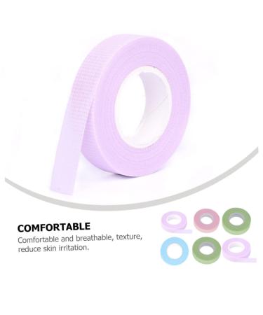 MAGICLULU 8rolls Tape Makeup Tape Eyelash Tape Line Eyelash Grafting Tape Eyelid Tape Eyelash Patches Lashes Tool White Gaffer Tape Fake Eyelashes Cotton Stem Skin Friendly 5.1x5.1cm Assorted Color - Buy Online on GoSupps.com