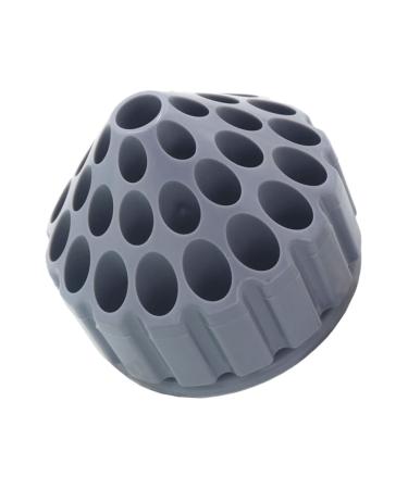 Ipetboom 1Pc Manicure tools Storage rack nail holder plastic nails rotatable Grinding head Storage High capacity Porous storage rack equipment Tool box pedicure nail drill container