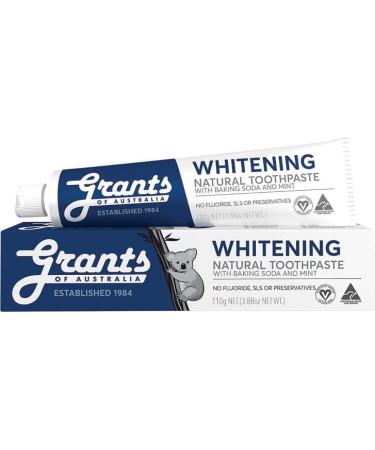 Grants of Australia Whitening Natural Toothpaste - fluoride free