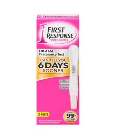 FIRST RESPONSE Gold Digital Early Result Pregnancy Tests 2 Each (Pack of 4)