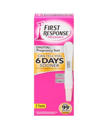 FIRST RESPONSE Gold Digital Early Result Pregnancy Tests 2 Each (Pack of 4)