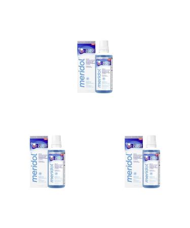 Meridol mouth rinsing parodont expert 400ml - antibacterial effect the resistance of the gums against the cause of gum bleeding periodontitis & gum return to strengthen 400.00 ml (3 -pack)