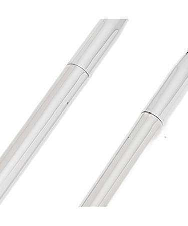 Double Ended Silver Brow Brush - Soft Hair Eyebrow & Eyelash Tool for Weddings & Home | International Shipping Available - Buy Online on GoSupps.com