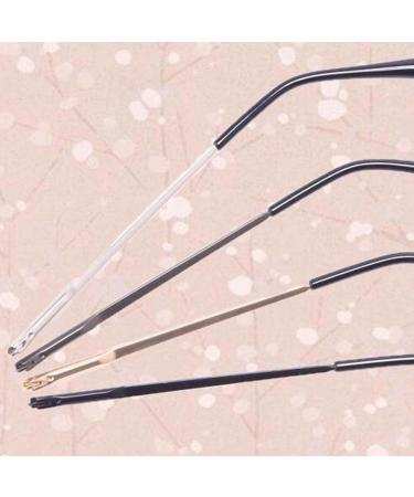 KOINEN Vintage Silver Eyeglass Holder & Replacement Temple Arms - Metal Eyeglass Spring Legs 1 Pair for Repair - Buy Online on GoSupps.com