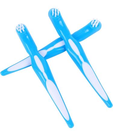 Minkissy 6 STK Prosthesis Cleaning Brush Set | Double-Sided Toothbrush for Dentures & False Teeth | Portable Cleaning Tools - Buy Online on GoSupps.com