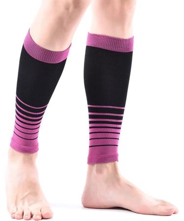 BESPORTBLE Calf Support Sleeve - Compression Wraps for Runners & Bike - Elastic Toeless Sock for Legs - Purple Leg Guard Shin Brace - Best Muscle Support for Sports - Buy Online on GoSupps.com
