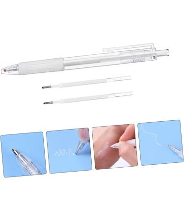 FOYTOKI 1 Set Auxiliary Eyebrow Pencil Eyebrow Contouring Pen Embroidered Eyebrow Pen Body Pen Plastic White - Buy Online on GoSupps.com