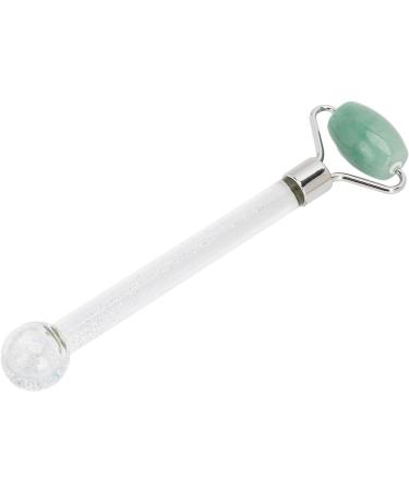 Jade Roller for Face 2 in 1 with Ice Ball Portable Skincare Tool for Home Use Promotes Better Circulation Reduces Wrinkles and Pores - Buy Online on GoSupps.com