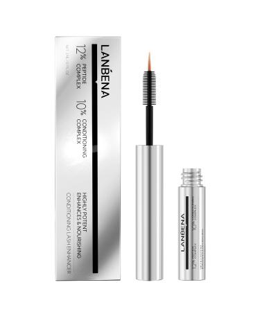 LANBENA Eyelash Growth Serum Lash Enhancing Serum with advanced formula to boost fuller thicker and voluminous eyelashes for longer 3 ml