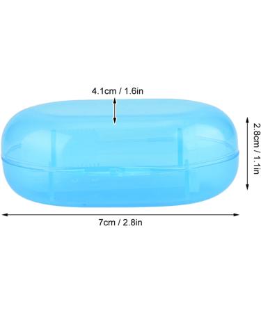 Baby Toothbrush Silicone - Safe Finger Tooth Cleaner for Children - Includes Storage Box (White/Blue) - Buy Online on GoSupps.com