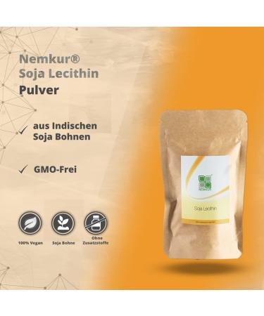 Soy Lecithin Powder Emulsifier 250g - High Quality GMO-Free E322 for Cooking - German Production - Soybean Granulate - Buy Online on GoSupps.com