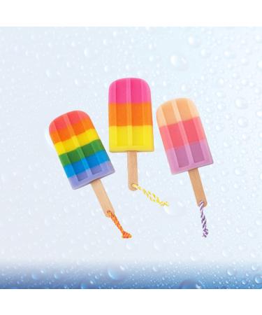 Milisten Popsicle Bath Sponge 3Pcs - Cute Ice Cream Kids Body Loofah Scrubber - Buy Online on GoSupps.com