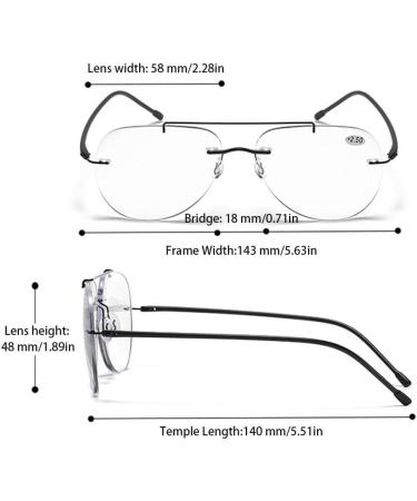 PLBWBrille Progressive Reading Sunglasses | Anti-Blue Light UV Protection for Men & Women (+300 ) - Buy Online on GoSupps.com